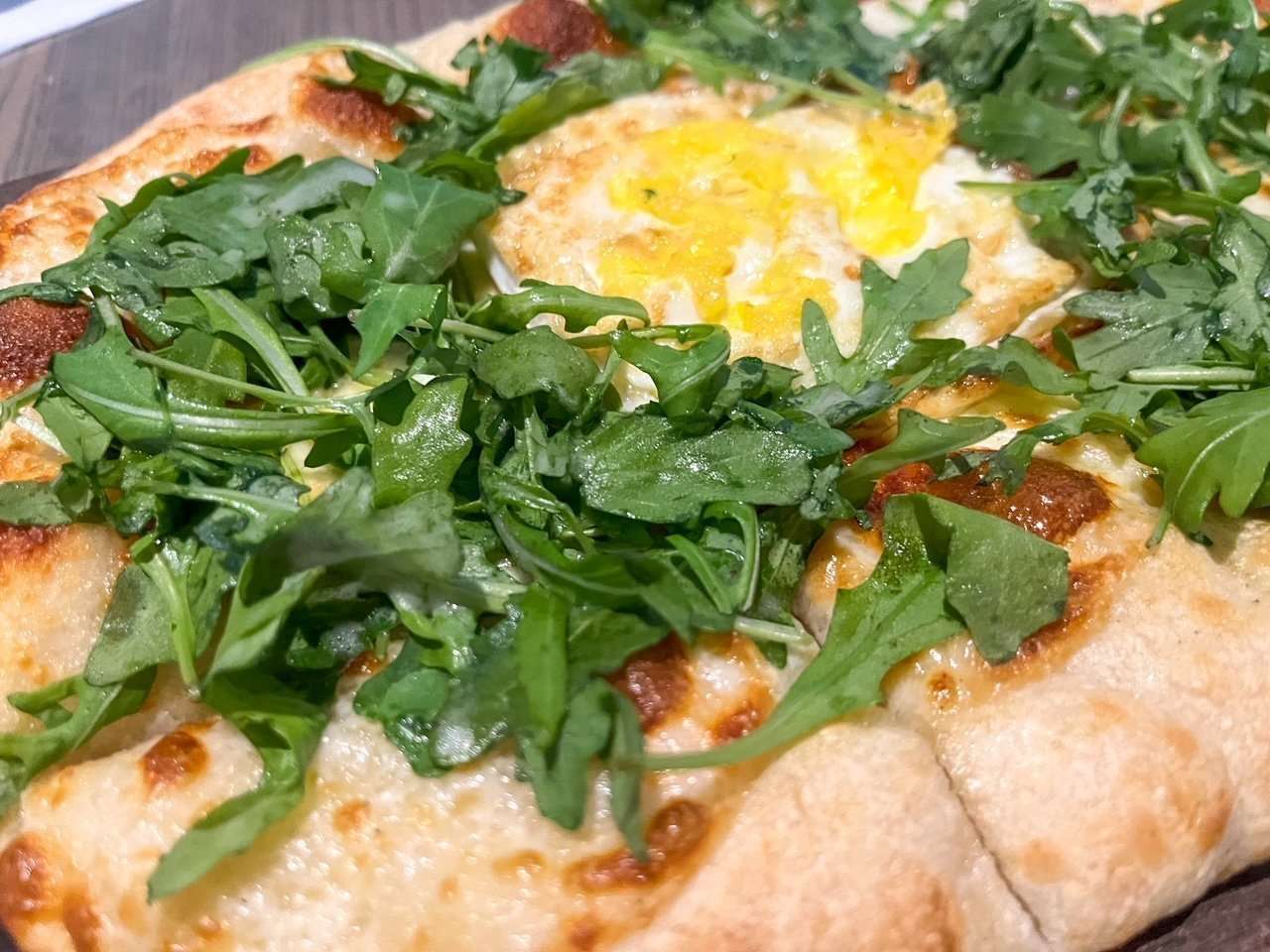 Breakfast Pizza at Yacht Club Resort