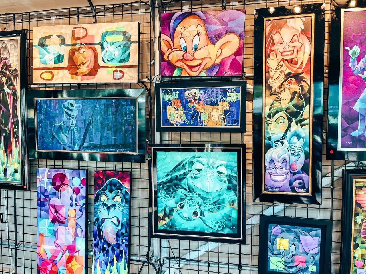 Artwork at EPCOT Festival of the Arts Artist Booths