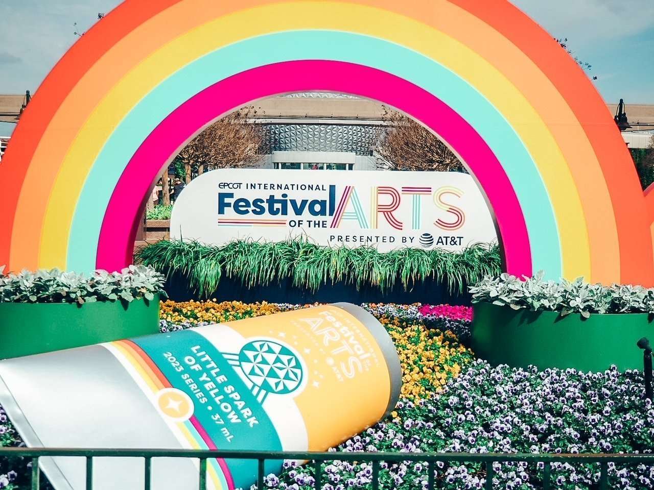 Festival of the Arts at EPCOT Disney World Rainbow
