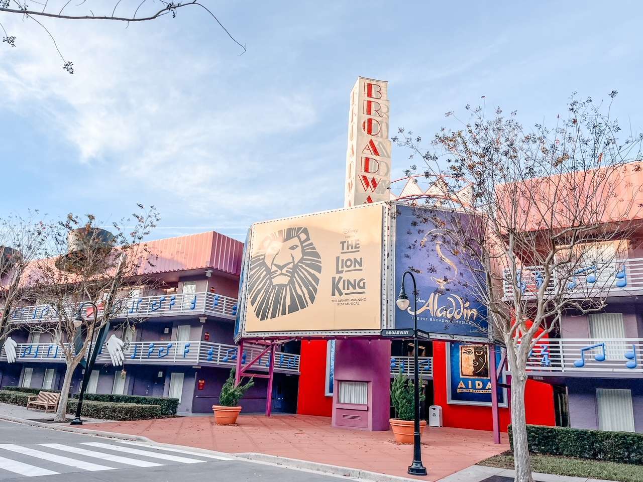 Lion King Billboard Broadway Area of All Star Music Hotel