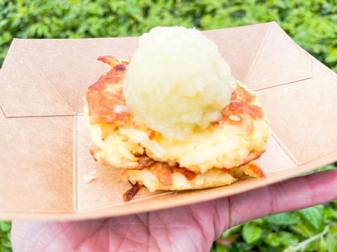 Potato Pancakes at Epcot Flower and Garden Menus