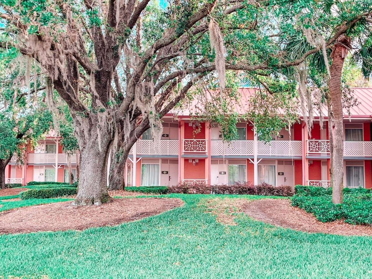Caribbean Beach Resort with Trees