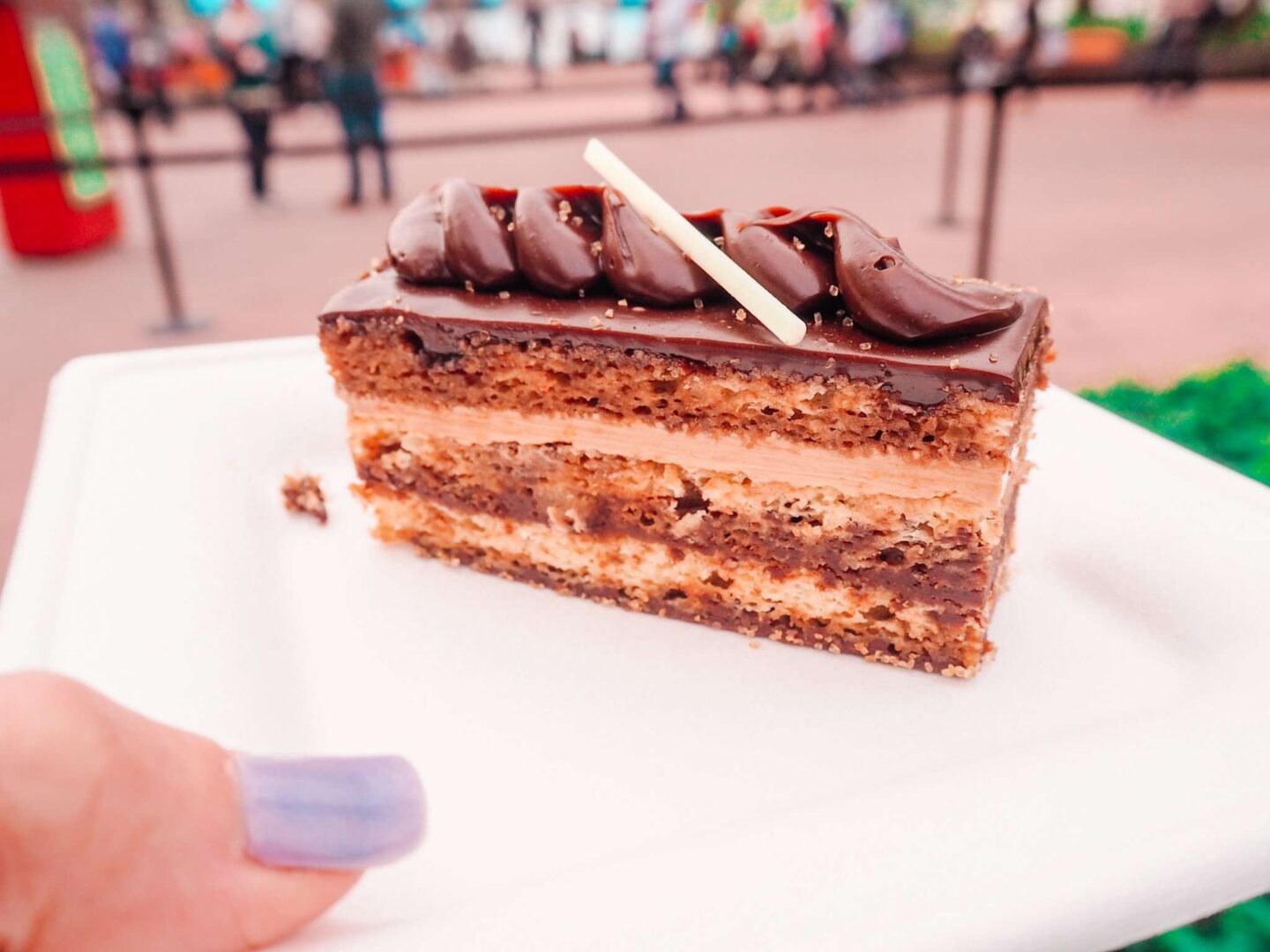 Food at EPCOT Festival of the Arts Cake