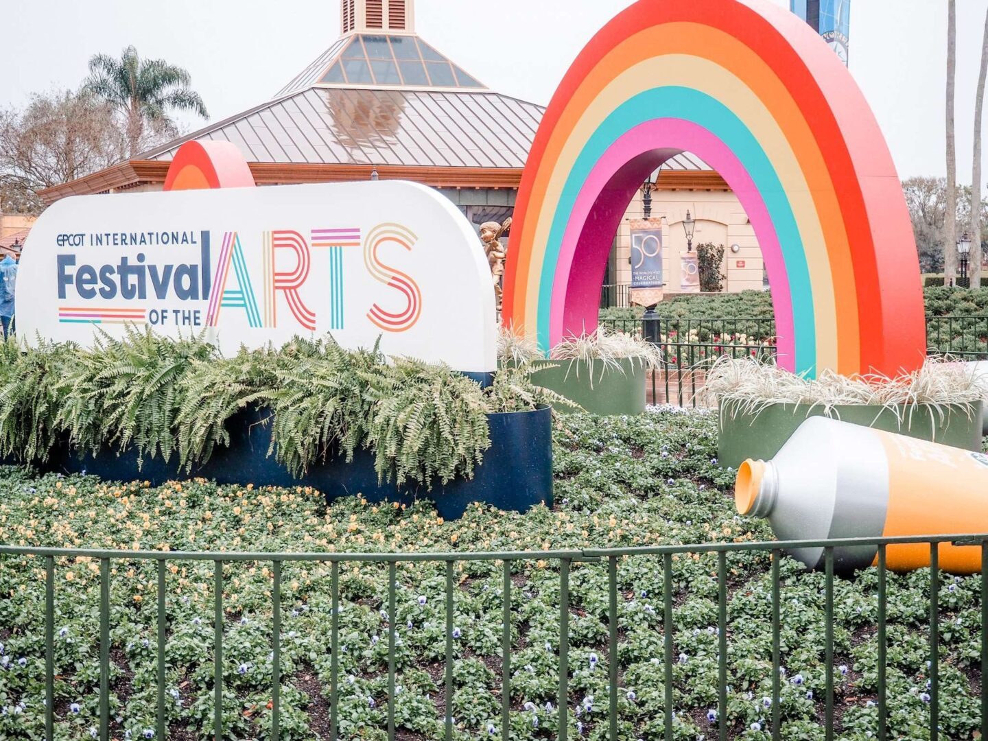 Festival of the Arts at EPCOT Disney World Rainbow and Paint