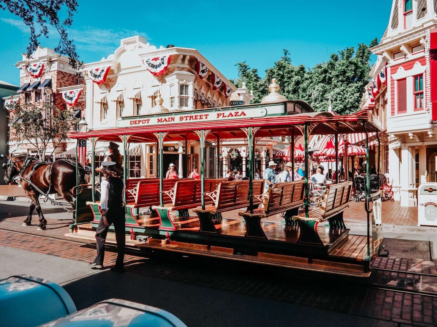 Trolley at Disney
