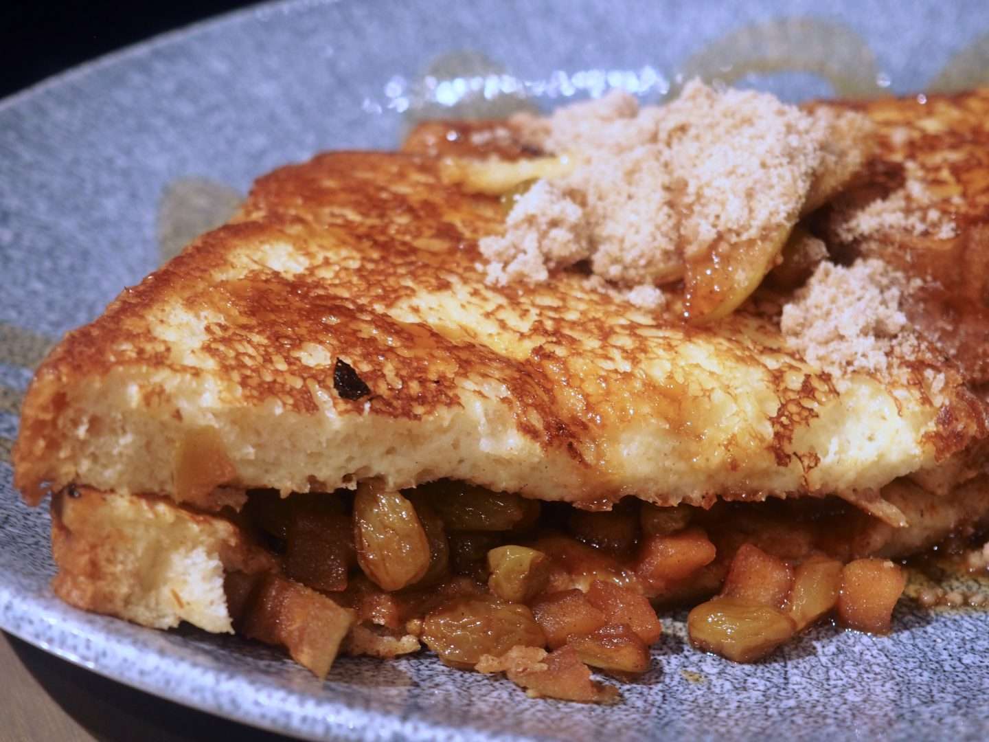 Apple French Toast at Ale and Compass Disney World