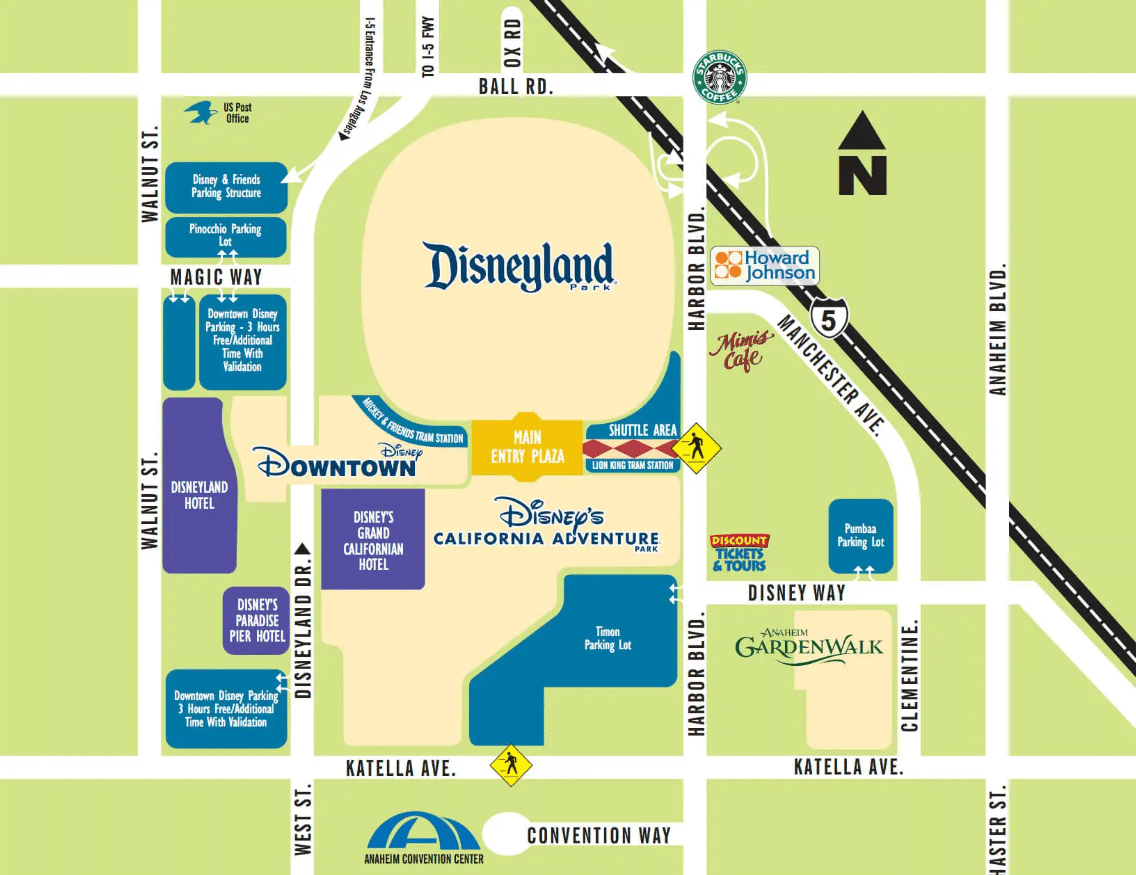 Disneyland Forward Plans and Map