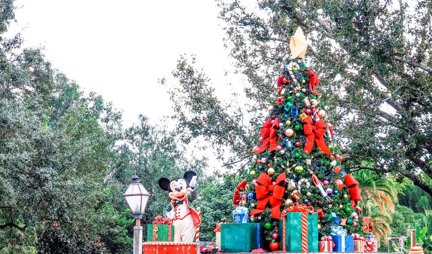 Mickey Mouse Christmas Tree Parade Magic Kingdom