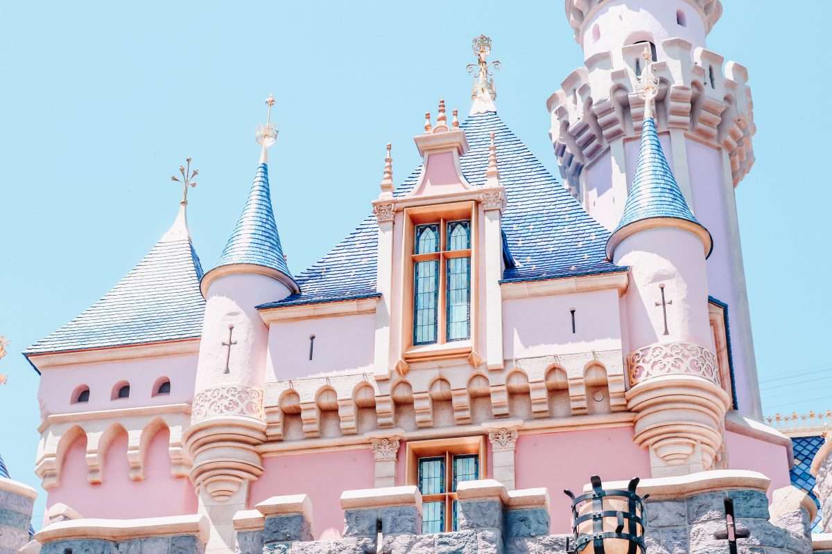 Disneyland Castle Pink