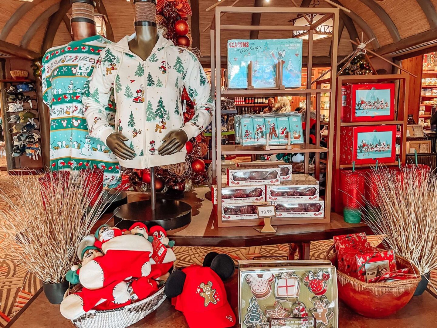 Disney Christmas Merchandise at Gift Shop