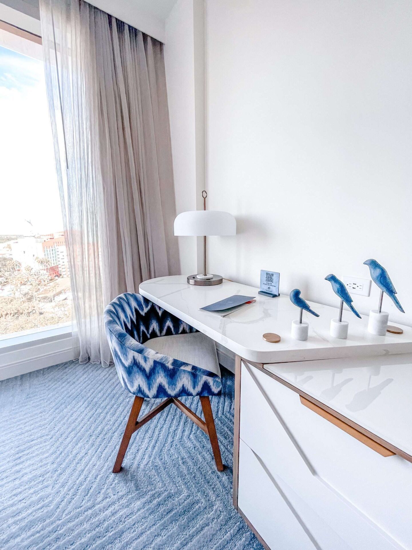 Swan Reserve Resort at Disney World Decor