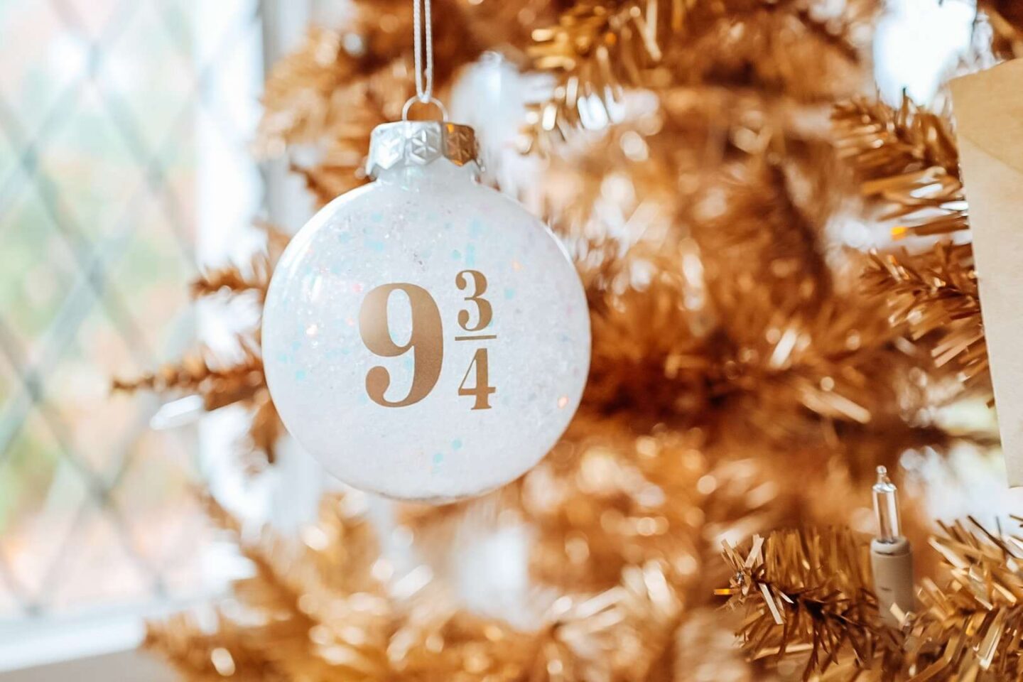 9-3/4 ornament Harry Potter Christmas Decorations