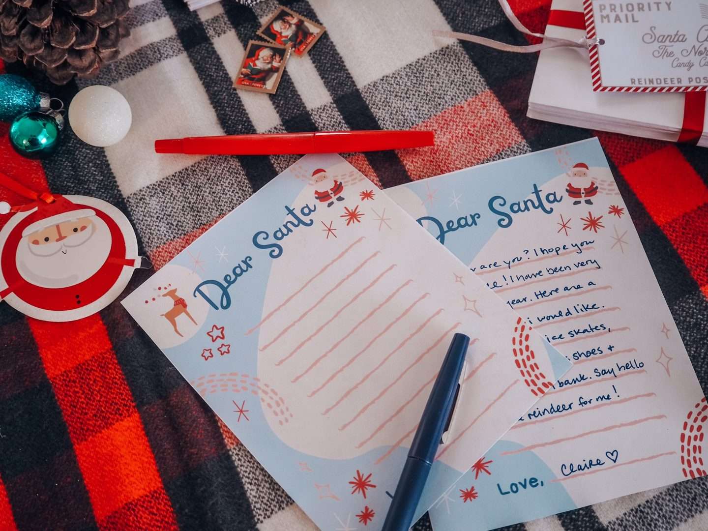 Dear Santa FREE printable letter