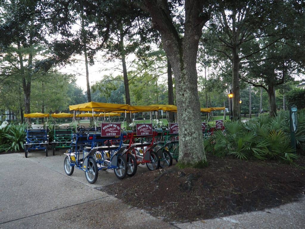 Disney Surrey Bike Rental at Port Orleans Riverside