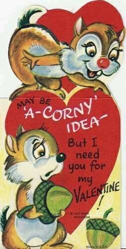 Chip and Dale Valentines Day Cards