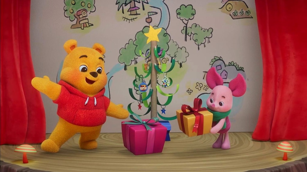 Winnie the Pooh Christmas episode Disney Plus Disney Jr