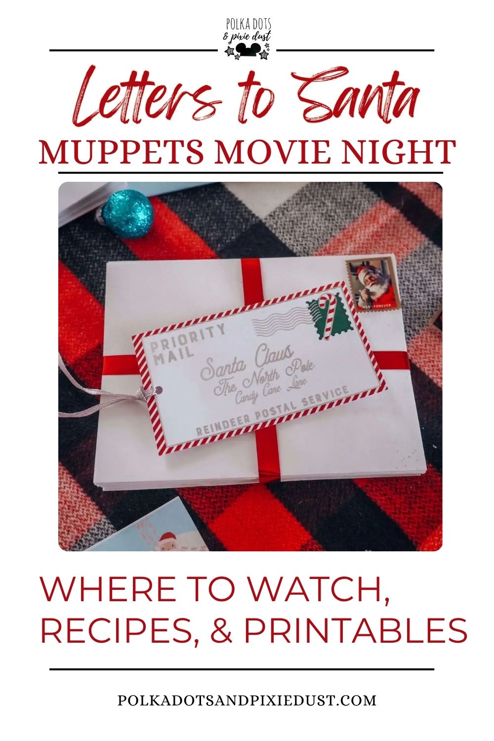 Letters to Santa Christmas Movie Night Muppets