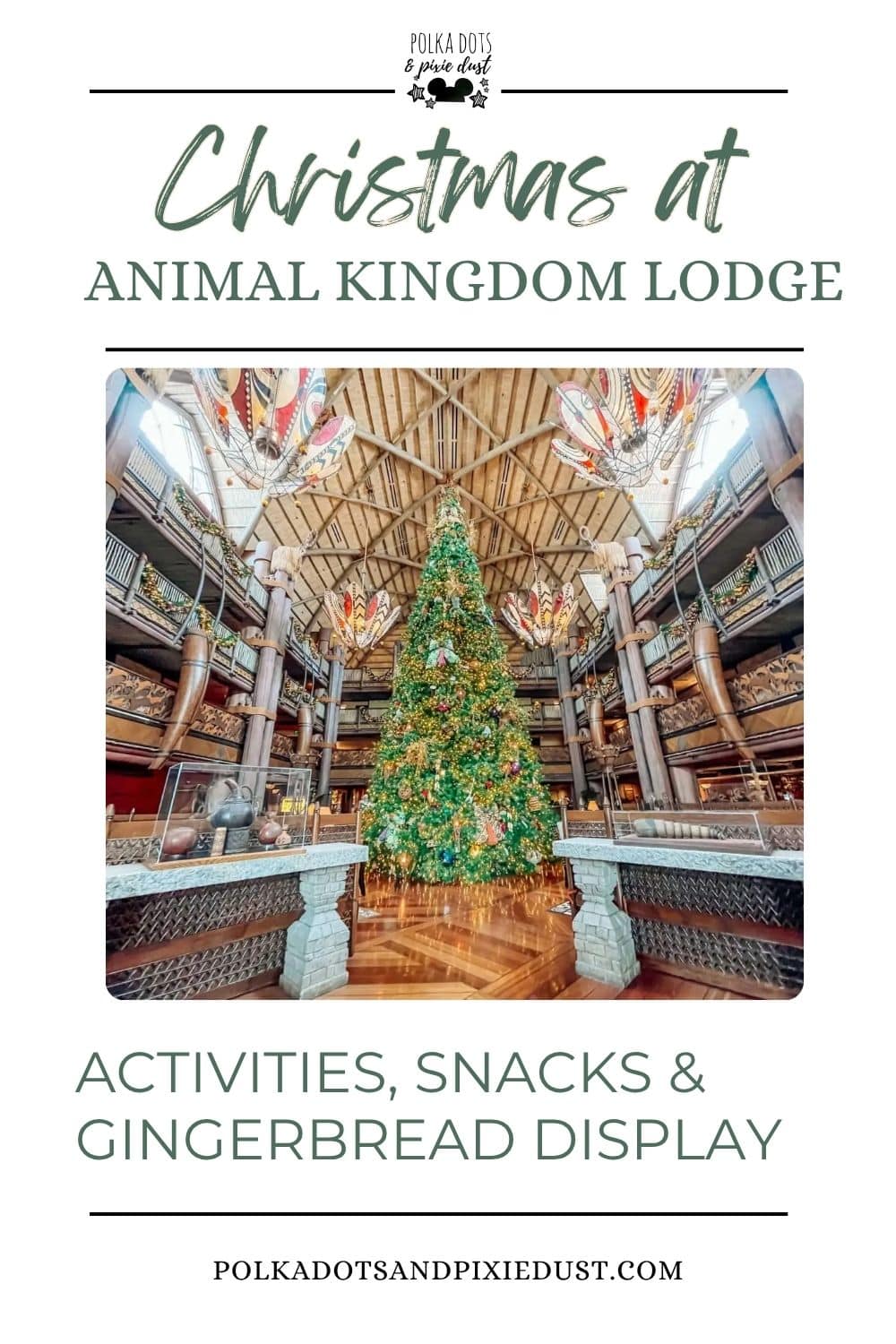 Christmas at Animal Kingdom Lodge