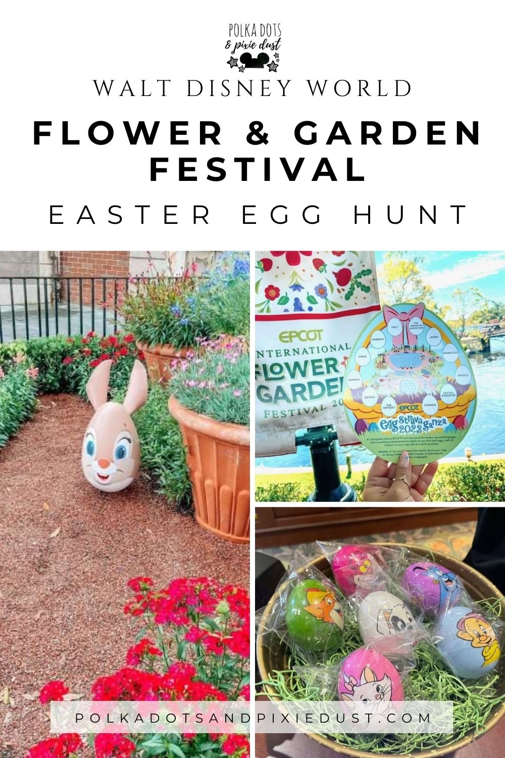 Disney Easter Egg Hunt at Epcot Disney Flower and Garden Festival