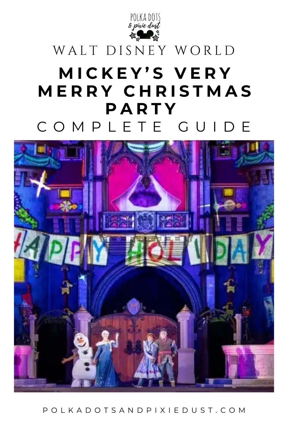 Mickey's Very Merry Christmas Party Guide Events Cost