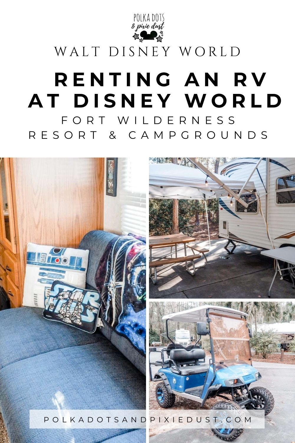 RV rental at Disney World Fort Wilderness Campgrounds
