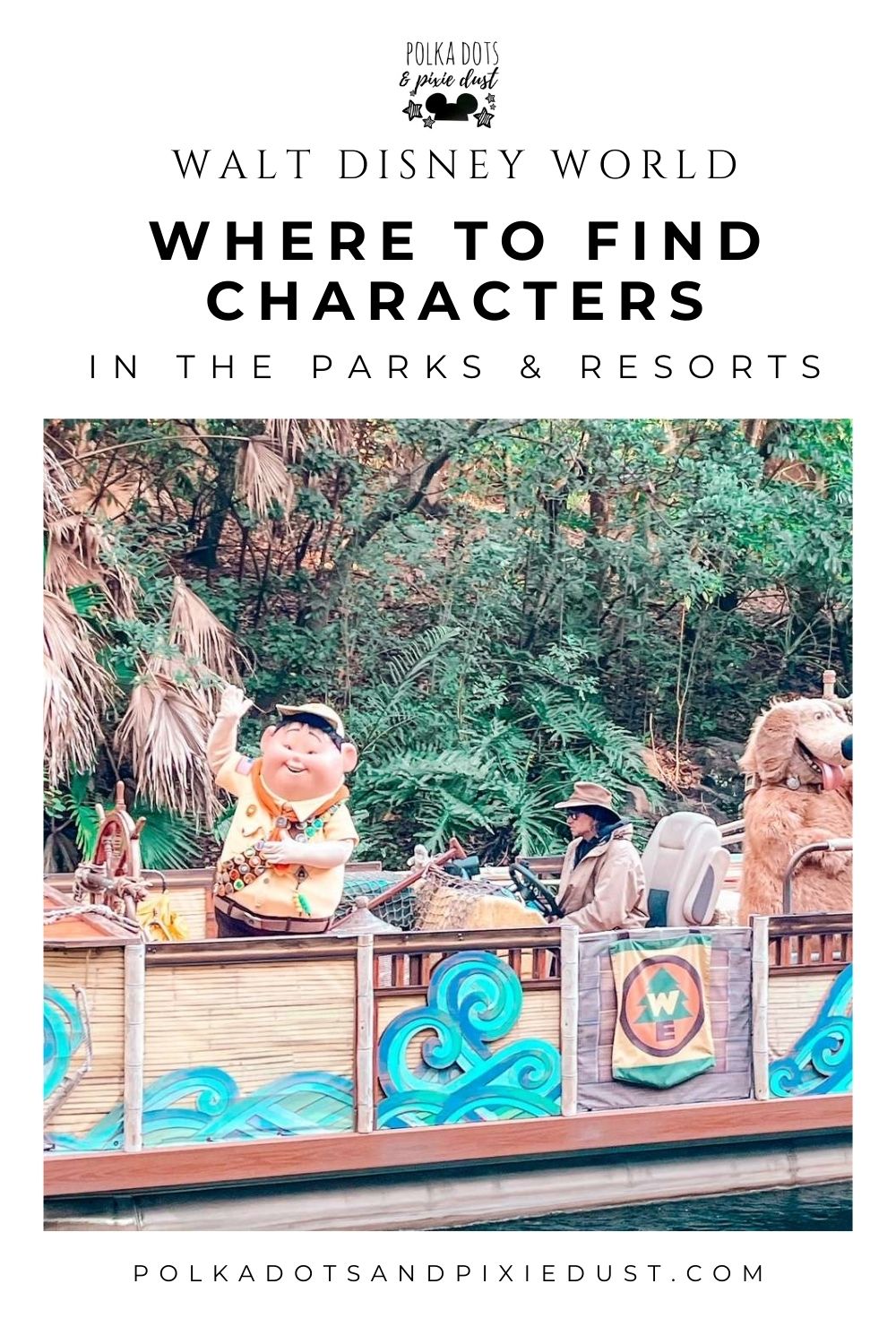 Disney World Characters in each park