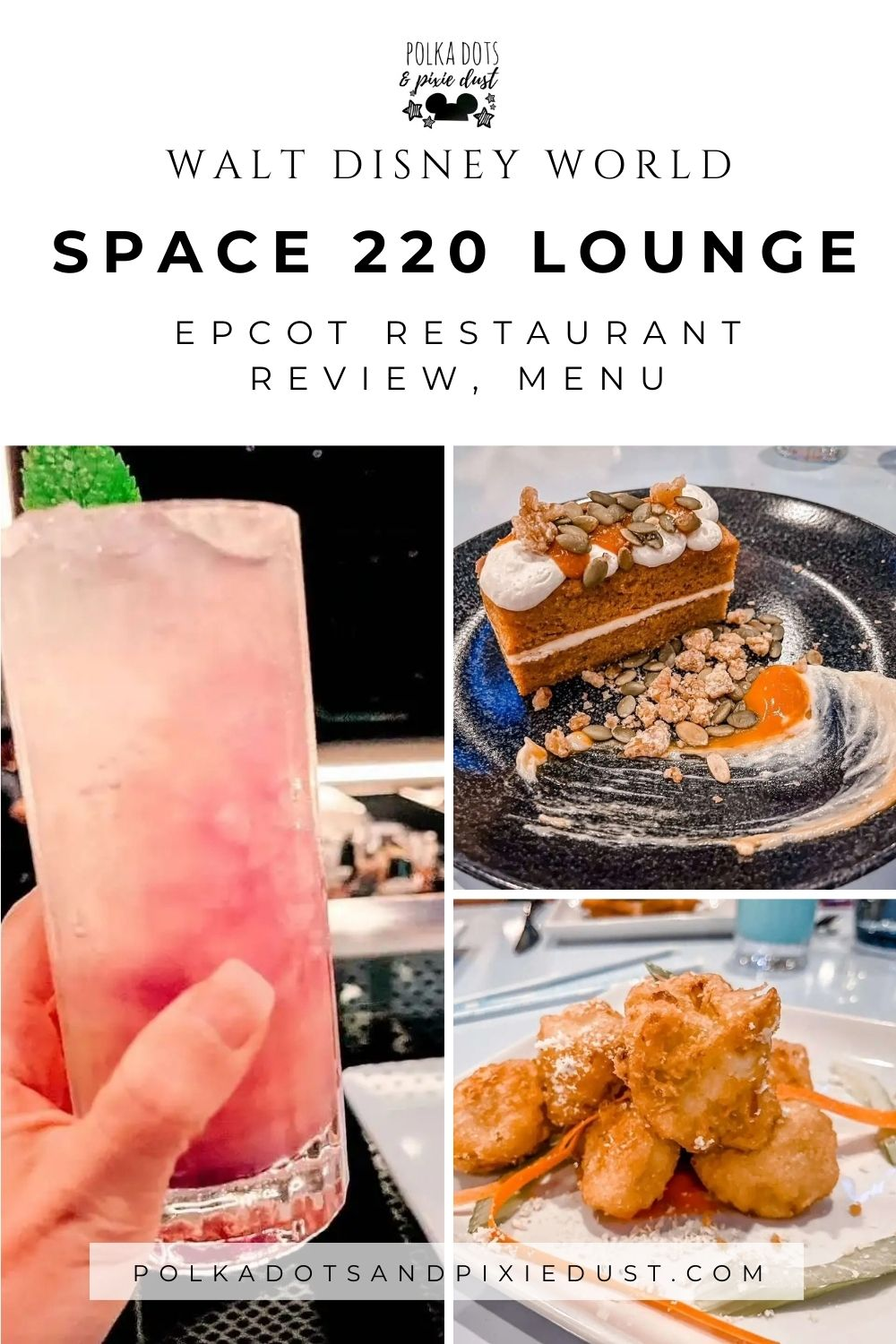 Disney Space 220 Lounge Epcot Restaurant Review