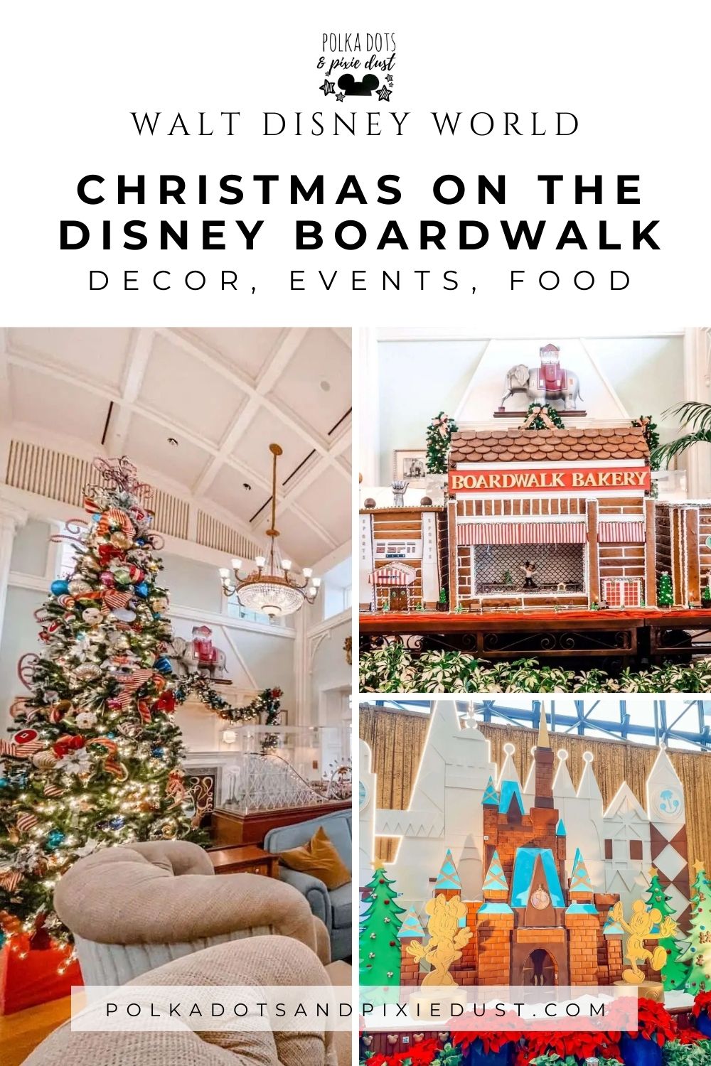Christmas on the Disney Boardwalk Activites, Events, Food