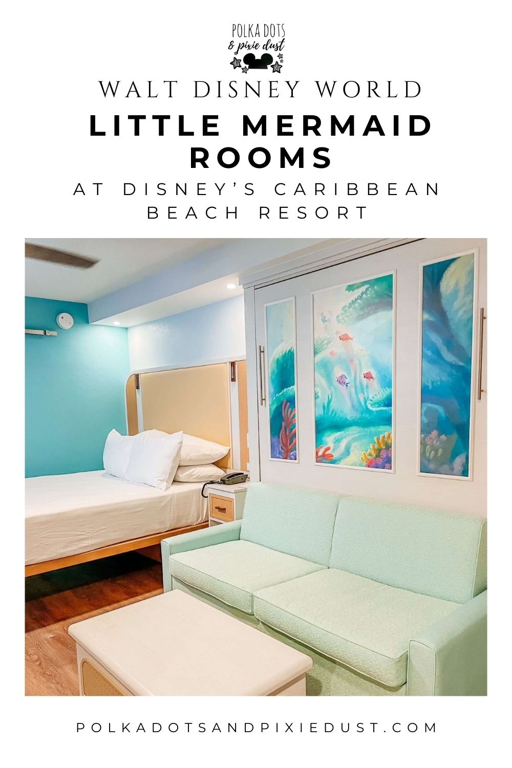 Little Mermaid Rooms at Disney World Caribbean Beach