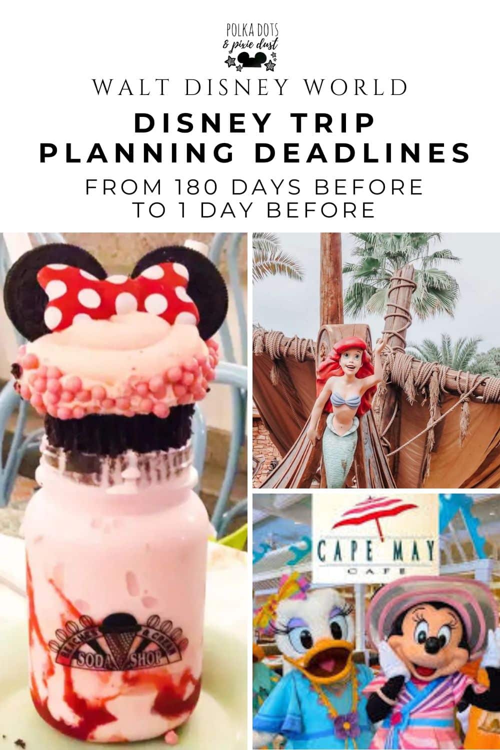 Disney Trip Planning Deadlines