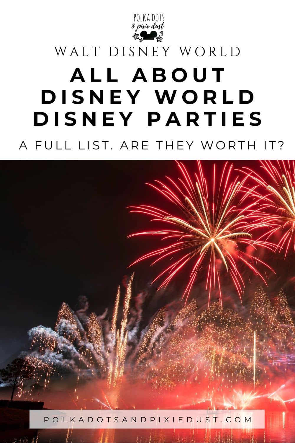 Disney World Dessert Party Details, Dates and Menus
