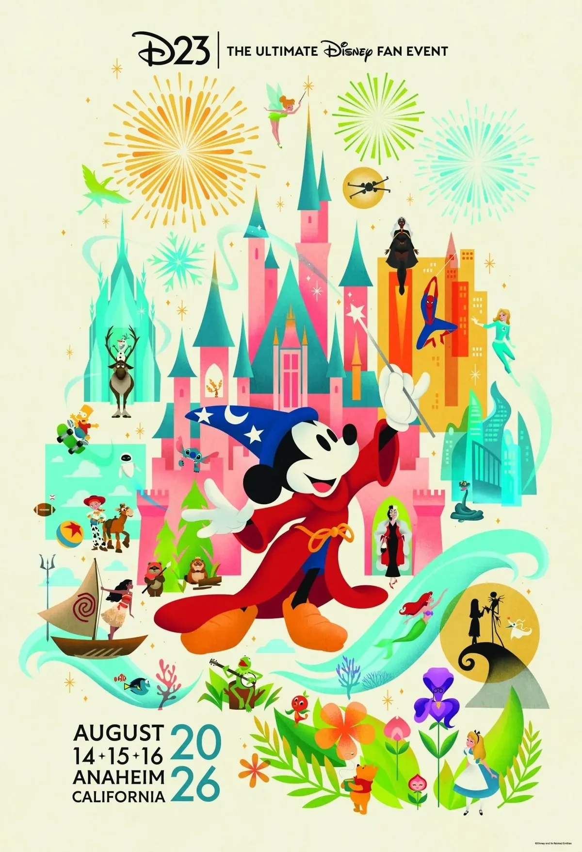 d23 Fan 2026 Expo Poster