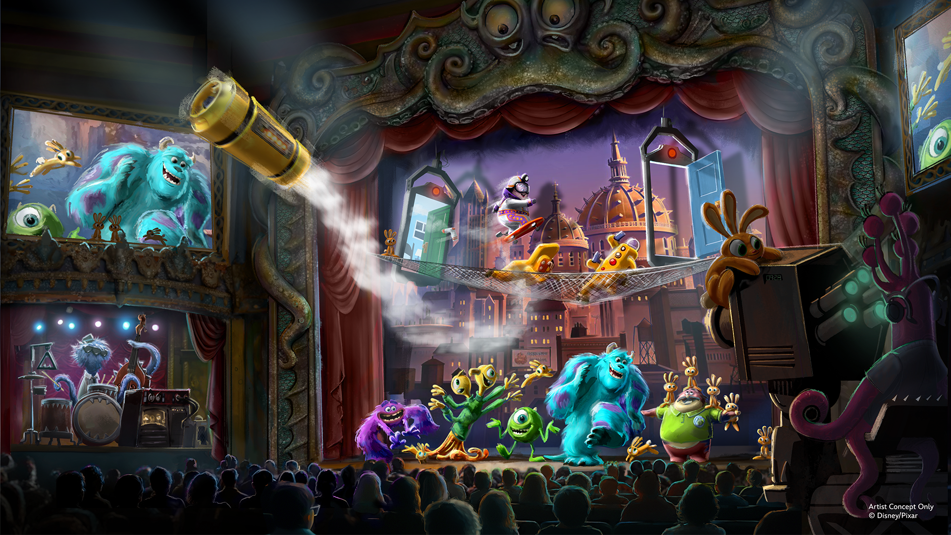 Monsters Glob Theater Monstropolis