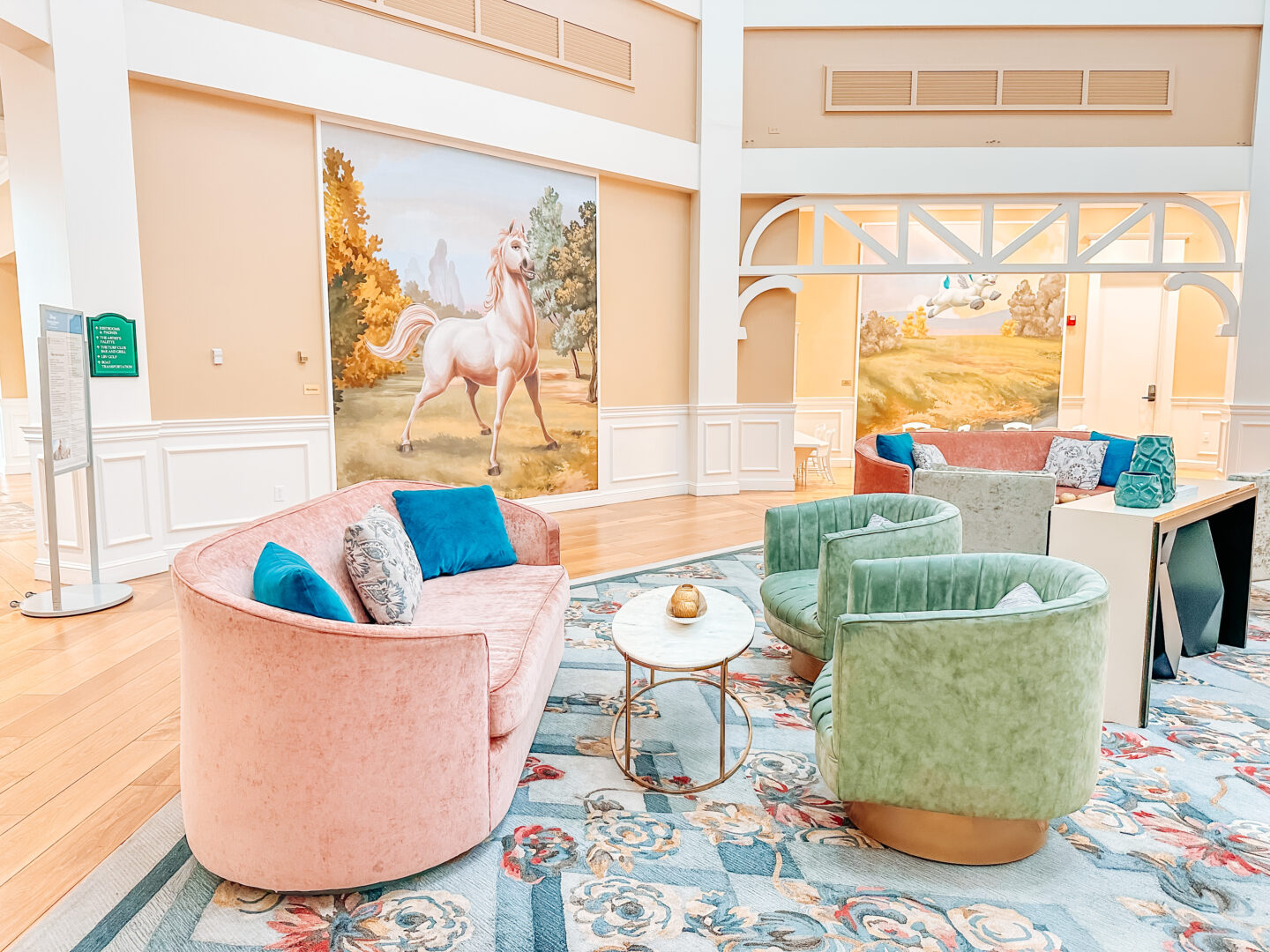 Lobby of Saratoga Springs Resort Disney World