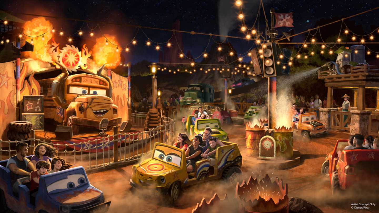 Disney Cars Magic Kingdom Miss Fritters Ride